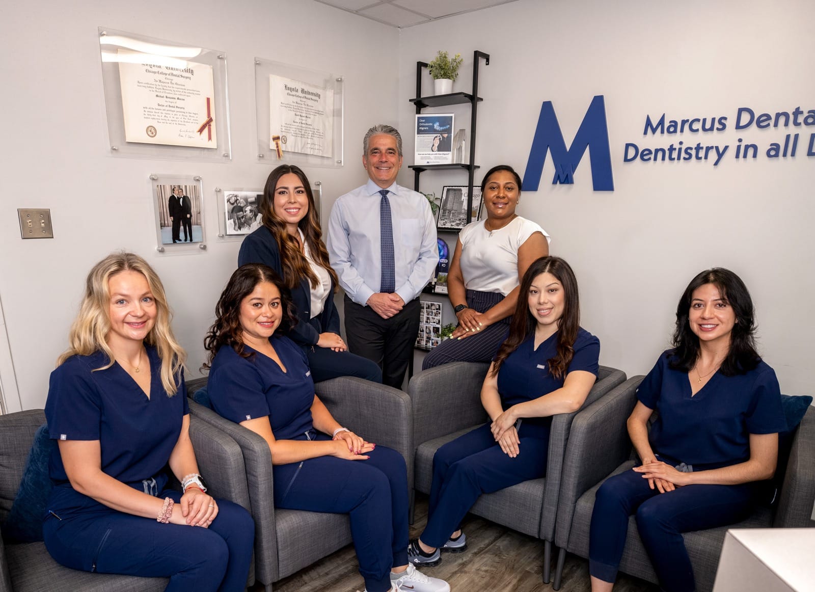 Dr. Marcus and his entire staff